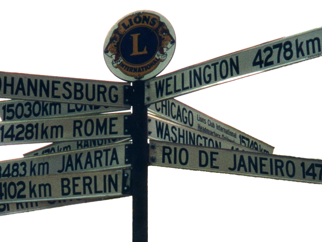 Sign at Alice Springs