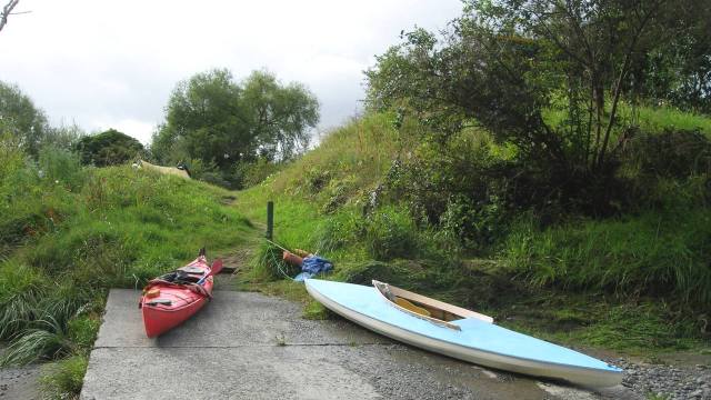 Kayaks at Ohinepane